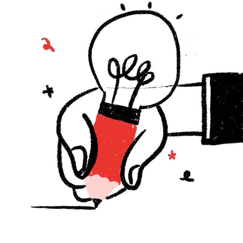 Illustration — learning by doing and building skill through daily practice.